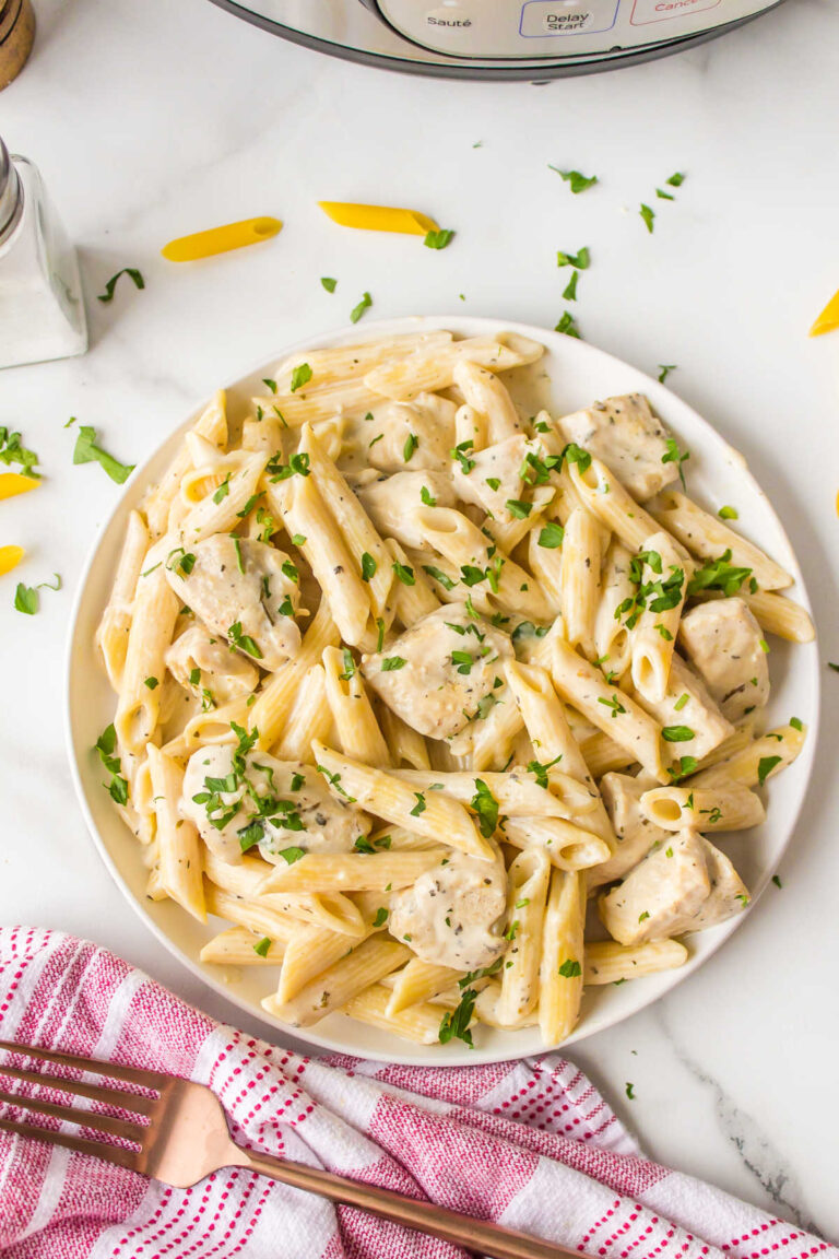 Instant Pot Chicken Alfredo Eating in an Instant