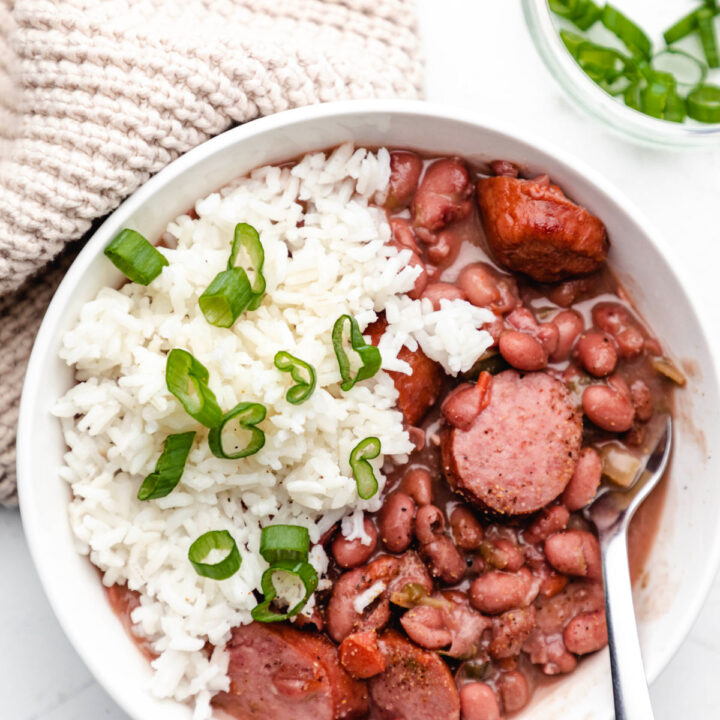 Instant Pot Red Beans and Rice - Eating in an Instant