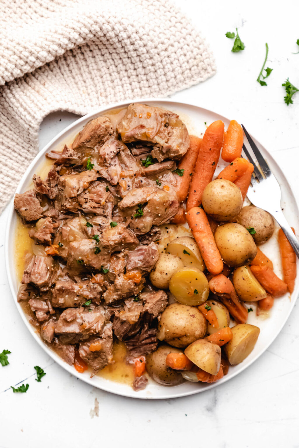 Instant Pot Ranch Beef Tips with Carrots and Potatoes - Eating in an ...