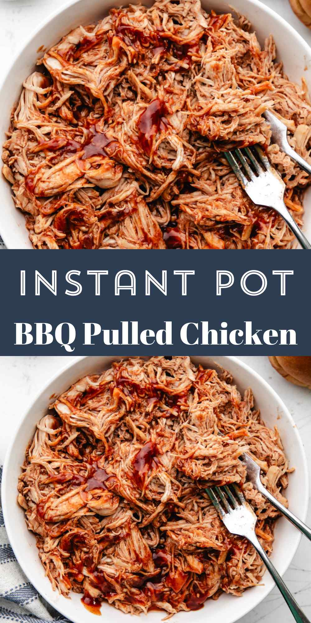 Instant Pot BBQ Pulled Chicken - Eating in an Instant